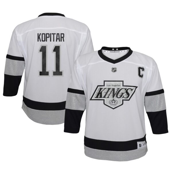 Anze Kopitar Los Angeles Kings Toddler 2021/22 Alternate Replica Player Jersey - White