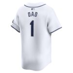 Tampa Bay Rays  #1 Dad Home Limited Jersey - White