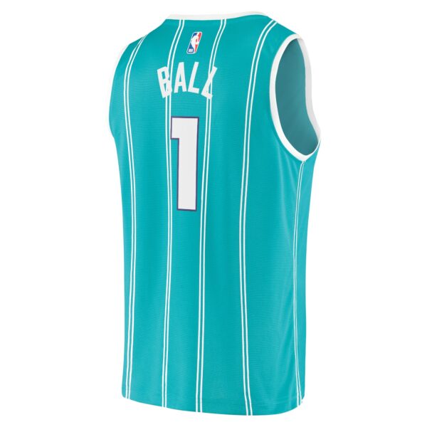 LaMelo Ball Charlotte Hornets Fanatics Youth Fast Break Player Jersey - Icon Edition - Teal