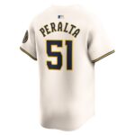 Freddy Peralta Milwaukee Brewers  Home Limited Player Jersey - Cream