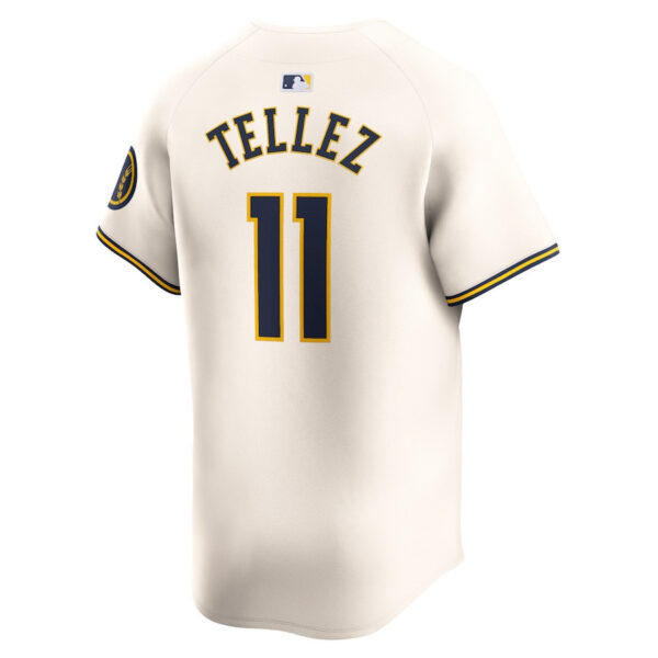 Rowdy Tellez 11 Milwaukee Brewers Home Limited Player Men Jersey - Cream