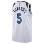 Anthony Edwards 5 Minnesota Timberwolves Unisex Swingman Jersey - Association Edition - White