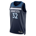 Karl-Anthony Towns 32 Minnesota Timberwolves Unisex Swingman Jersey - Icon Edition - Navy