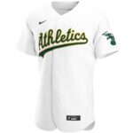 Oakland Athletics  Home Authentic Team Jersey - White