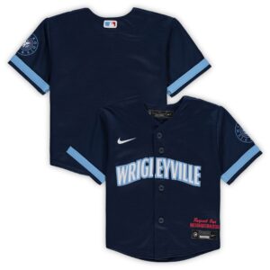 Chicago Cubs  Infant MLB City Connect Replica Jersey - Navy