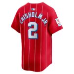 Jazz Chisholm Jr. Miami Marlins  City Connect Limited Player Jersey - Red