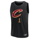 Max Strus Cleveland Cavaliers Fanatics Fast Break Replica Player Jersey - Statement Edition - Black