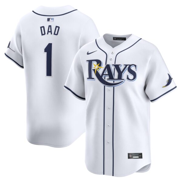Tampa Bay Rays  #1 Dad Home Limited Jersey - White