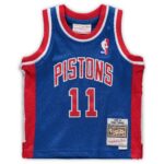 Isiah Thomas Detroit Pistons Mitchell & Ness Infant 1988/89 Hardwood Classics Retired Player Jersey - Blue