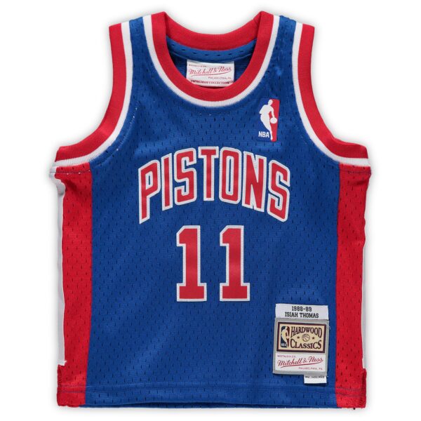Isiah Thomas Detroit Pistons Mitchell & Ness Infant 1988/89 Hardwood Classics Retired Player Jersey - Blue