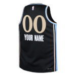 Atlanta Hawks 2023/24 City Edition Swingman Custom YOUTH Jersey - Black