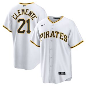Roberto Clemente Pittsburgh Pirates  Home Replica Player Name Jersey - White