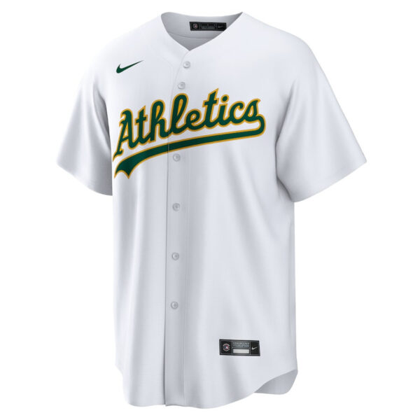 Esteury Ruiz 1 Oakland Athletics Home Men Jersey - White
