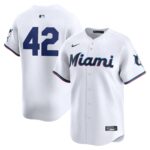 Miami Marlins  2024 Jackie Robinson Day Home Limited Jerseyu00c2u00a0u00e2u20acu201c White