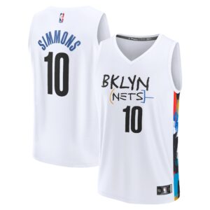 Ben Simmons Brooklyn Nets Fanatics Fastbreak Jersey - City Edition - White