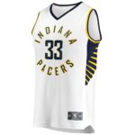 Myles Turner Indiana Pacers Fanatics Fast Break Replica Jersey - Association Edition - White