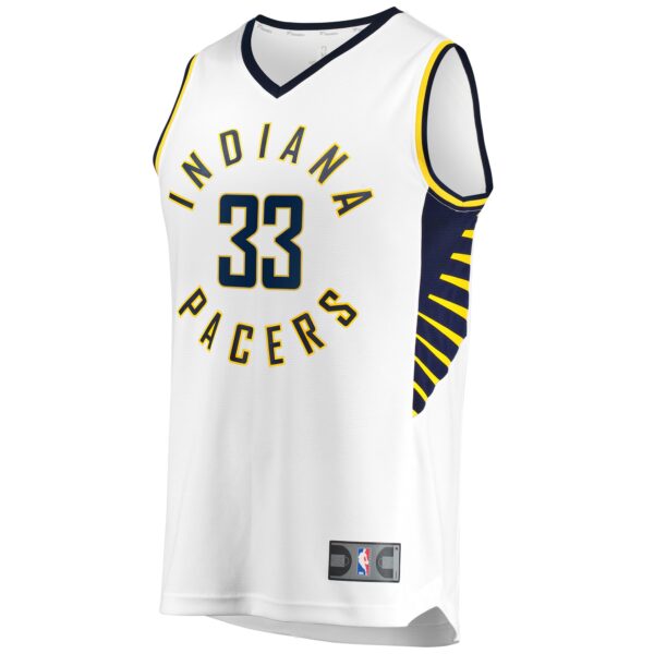 Myles Turner Indiana Pacers Fanatics Fast Break Replica Jersey - Association Edition - White