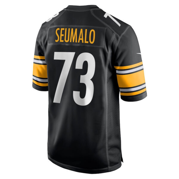 Isaac Seumalo 73 Pittsburgh Steelers Men Game Jersey - Black