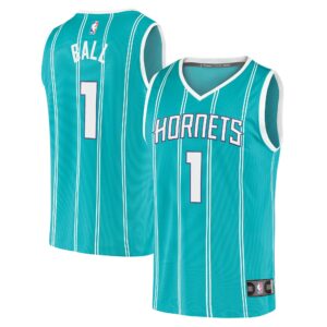 LaMelo Ball Charlotte Hornets Fanatics Fast Break Replica Jersey - Icon Edition - Teal