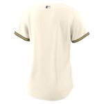 Milwaukee Brewers  Women's Home Replica Team Jersey - Cream