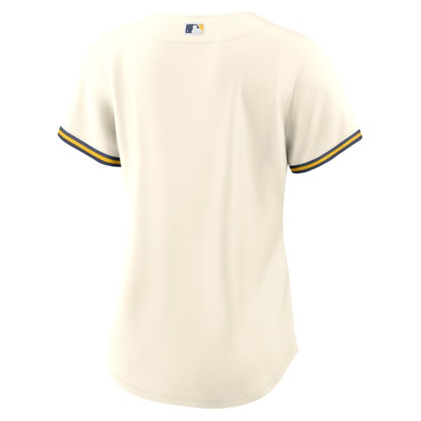 Milwaukee Brewers  Women's Home Replica Team Jersey - Cream