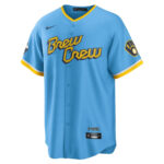 Milwaukee Brewers City Connect Team Men Jersey - Powder Blue