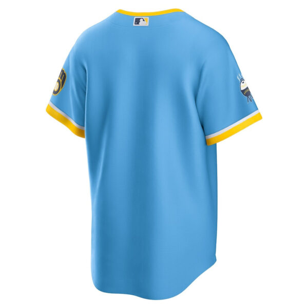 Milwaukee Brewers City Connect Team Men Jersey - Powder Blue