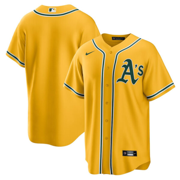 Oakland Athletics Alternate Team Men Jersey - Gold