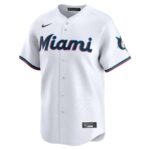 Eury Pu00c3u00a9rez Miami Marlins  Home Limited Player Jerseyu00c2u00a0u00e2u20acu201c White