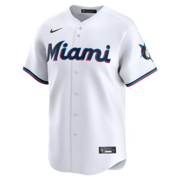 Eury Pu00c3u00a9rez Miami Marlins  Home Limited Player Jerseyu00c2u00a0u00e2u20acu201c White