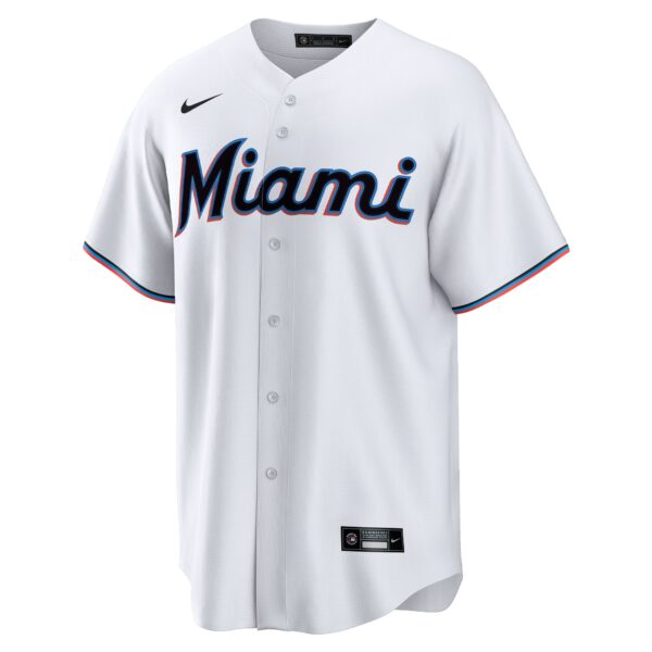 Jazz Chisholm Jr. Miami Marlins  Home Replica Player Jersey - White