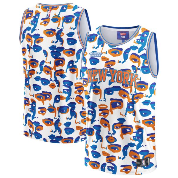 New York Knicks NBA & KidSuper Studios by Fanatics Unisex Hometown Jersey - White