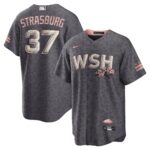 Stephen Strasburg Washington Nationals  City Connect Replica Player Jersey - Charcoal