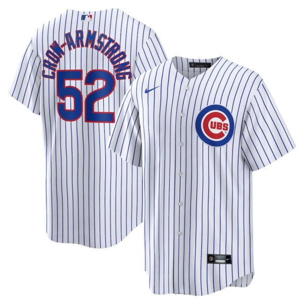 Pete Crow-Armstrong 52 Chicago Cubs Home Men Jersey - White