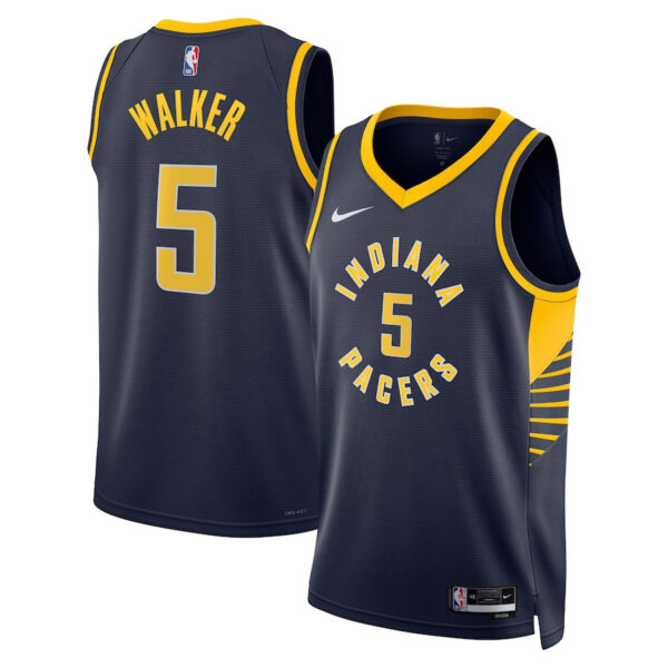 Jarace Walker 5 Indiana Pacers Unisex Swingman Jersey - Icon Edition - Navy