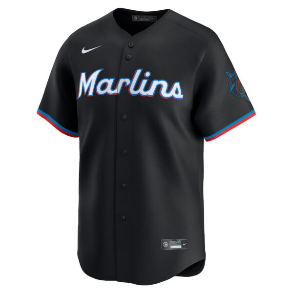 Miami Marlins Alternate Limited Men Jersey - Black