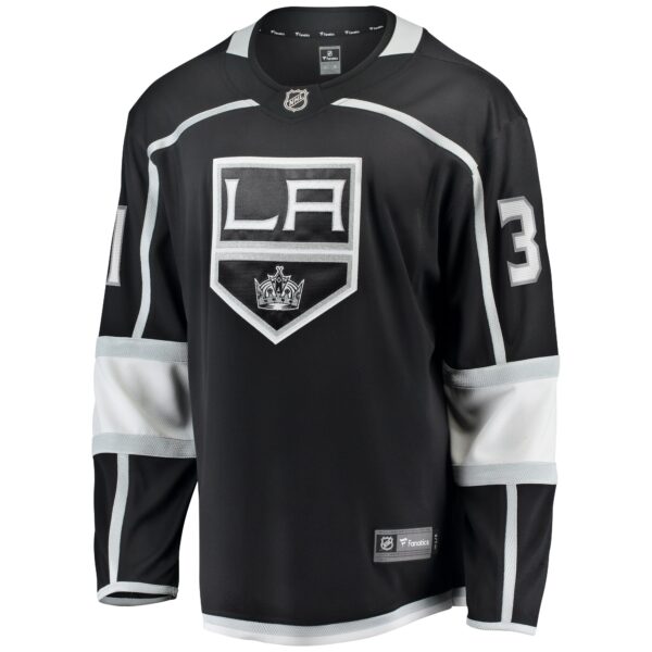 David Rittich Los Angeles Kings Fanatics Home Premier Breakaway Player Jersey - Black