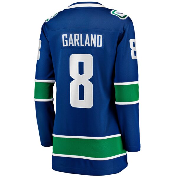 Conor Garland Vancouver Canucks Fanatics Women's Home Breakaway Player Jersey - Blue