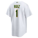 Esteury Ruiz 1 Oakland Athletics Home Men Jersey - White