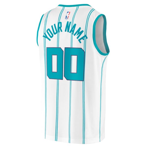 Charlotte Hornets Fanatics Fast Break Custom Replica Jersey - Association Edition - White