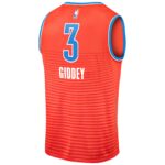 Josh Giddey Oklahoma City Thunder Fanatics Fast Break Replica Player Jersey - Statement Edition - Orange