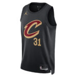 Jarrett Allen 31 Cleveland Cavaliers Unisex Swingman Jersey - Statement Edition - Black
