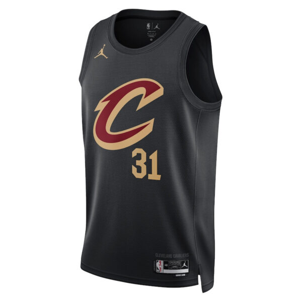 Jarrett Allen 31 Cleveland Cavaliers Unisex Swingman Jersey - Statement Edition - Black