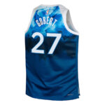 Rudy Gobert 27 Minnesota Timberwolves 2023/24 City Edition Swingman YOUTH Jersey - Blue