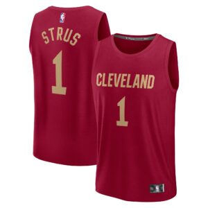 Max Strus Cleveland Cavaliers Fanatics Youth Fast Break Player Jersey - Icon Edition - Wine