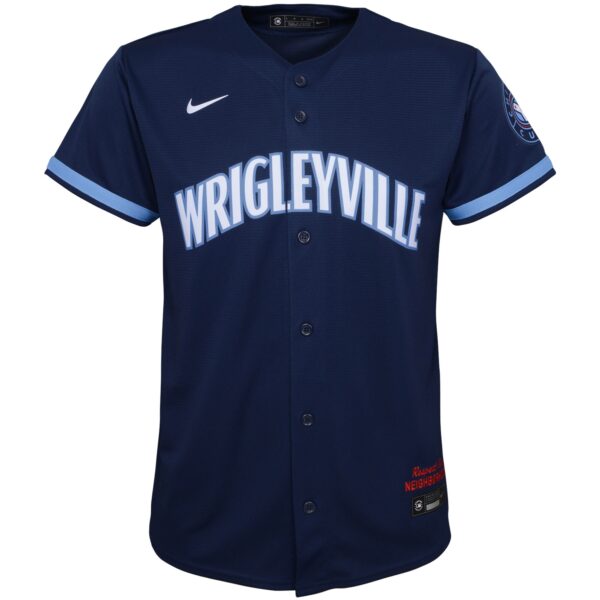 Seiya Suzuki Chicago Cubs  Preschool City Connect Script Replica Player Jersey - Navy