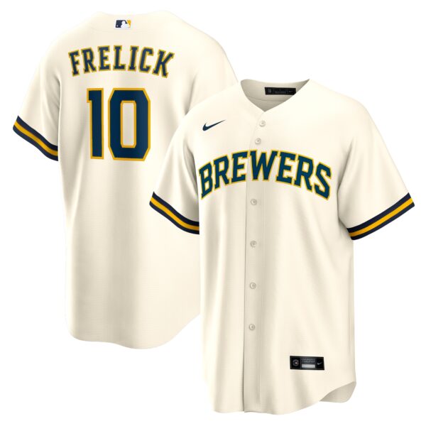Sal Frelick Milwaukee Brewers  Home Replica Player Jersey - Cream