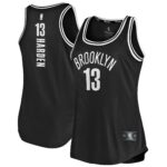 James Harden Brooklyn Nets Fanatics Women's Fast Break Tank Jersey - Icon Edition - Black