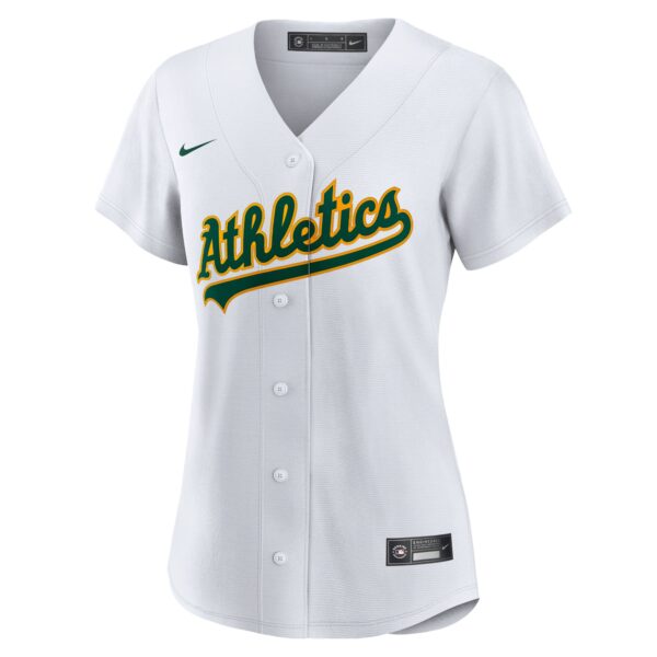 Oakland Athletics  Women's Home Blank Replica Jersey - White