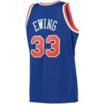 Patrick Ewing New York Knicks Mitchell & Ness 1991/92 Big & Tall Hardwood Classics Swingman Jersey - Blue